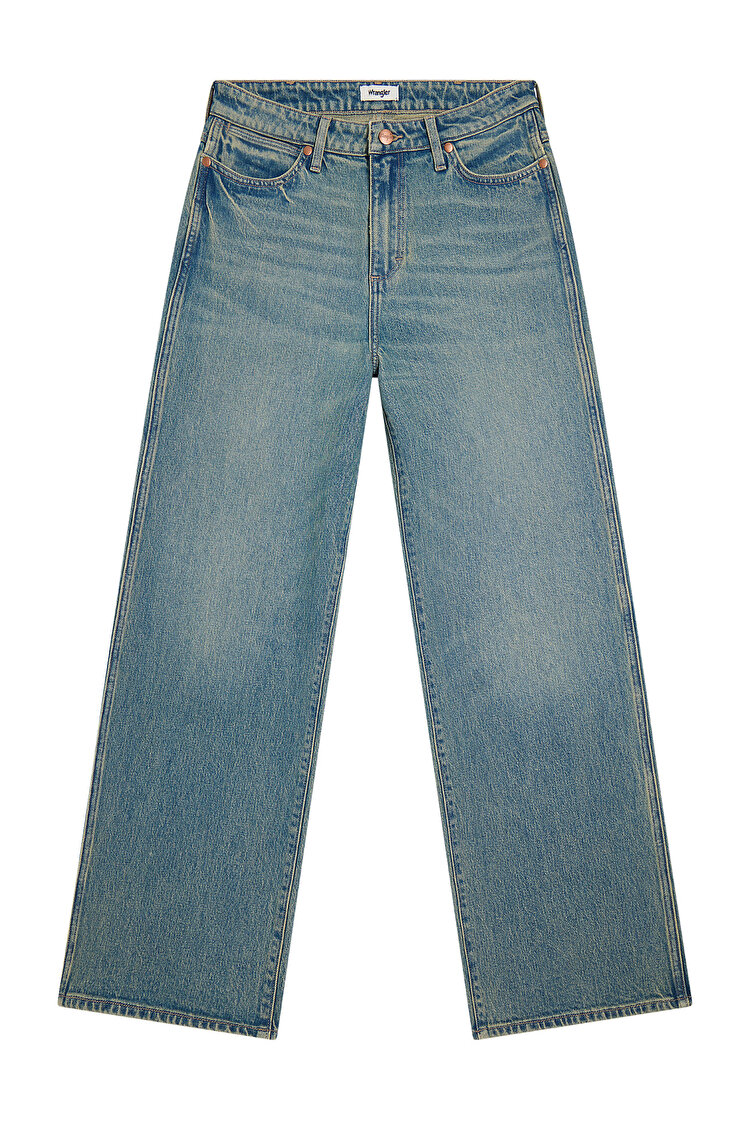 Джинси Wrangler Loose Straight Loose Fit (112378204) Блакитний