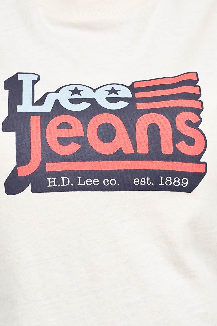 Футболка LEE Crewneck Tee Regular Fit (L41LYGOC) Бежевий