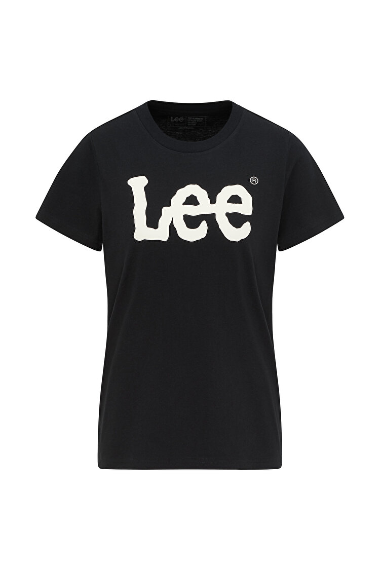 Футболка LEE Logo Tee Regular Fit (112109467) Чорний