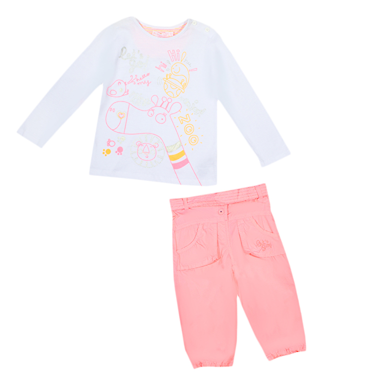 Костюм: Джемпер та брюки Losan Mc baby girls (018803304/001) Білий