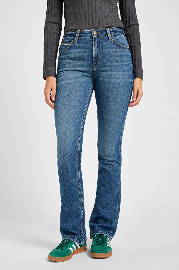 Джинси LEE BREESE BOOT Skinny Fit (112355273) Синій