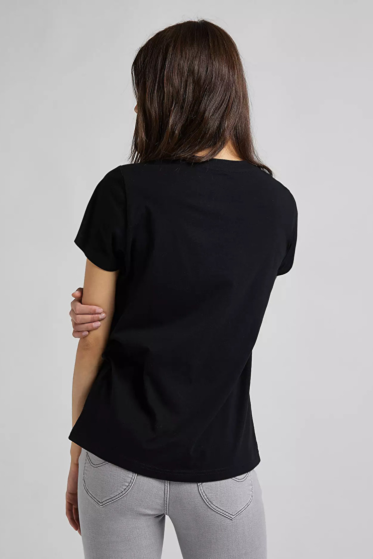 Футболка LEE Logo Tee Regular Fit (112109467) Чорний