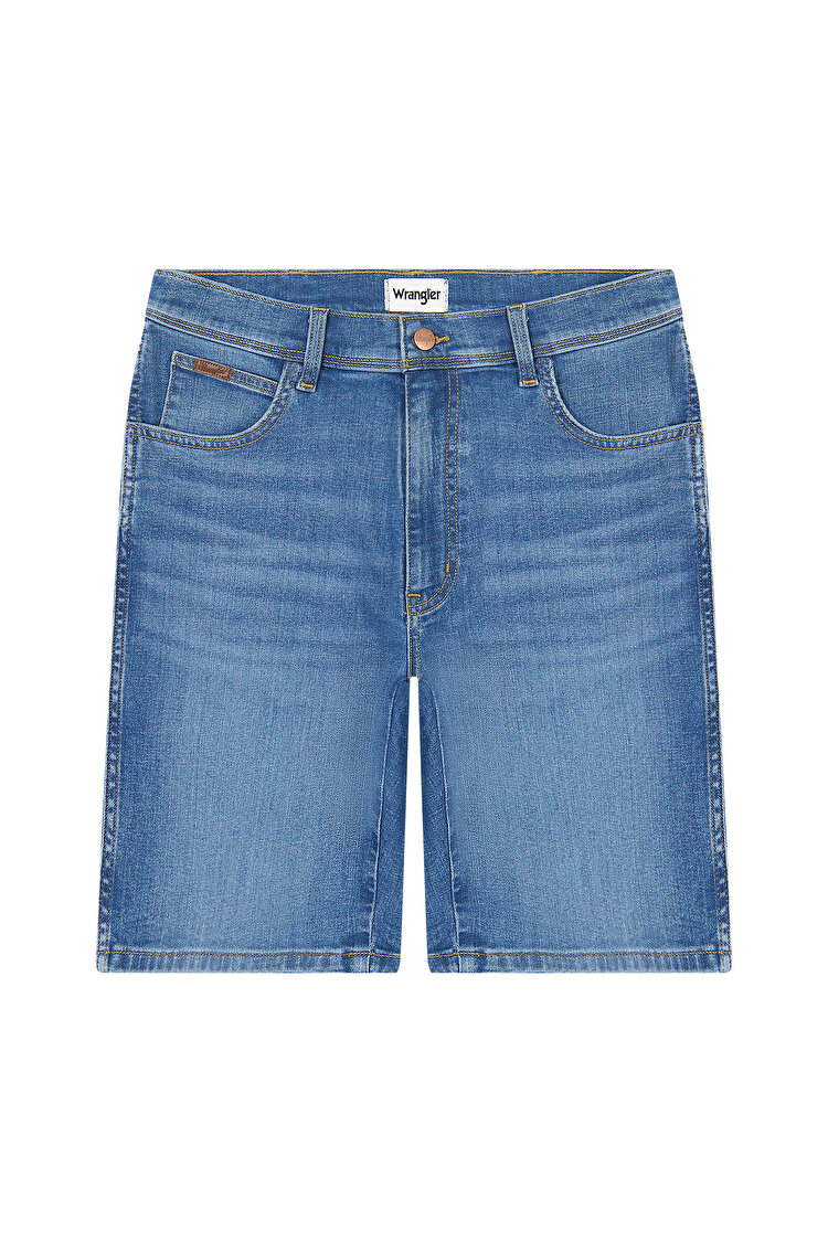 Шорти джинсові Wrangler Texas shorts Sky wash (112362314) Синій
