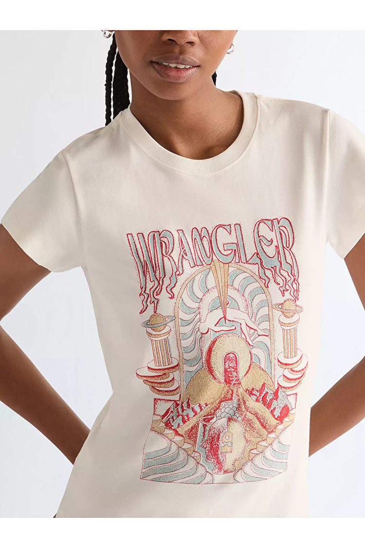 Футболка Wrangler SHRUNKEN BAND TEE Slim Fit (112378024) Білий