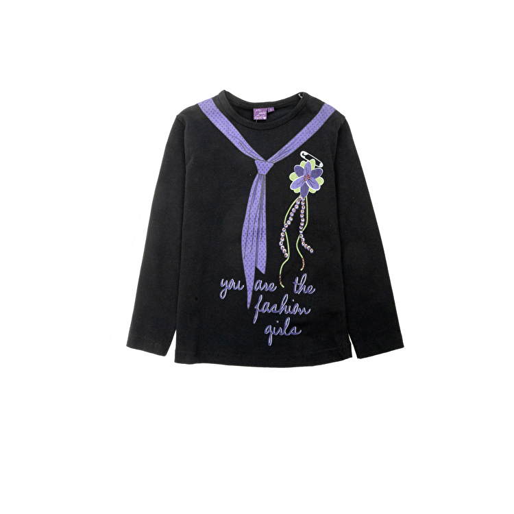 Футболка с длинным рукавом Losan Mc baby girls (92-1665/63) Черный