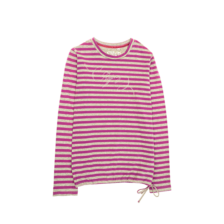 Футболка з довгим рукавом Losan Creem girls (024-1038AB/502) Рожевий