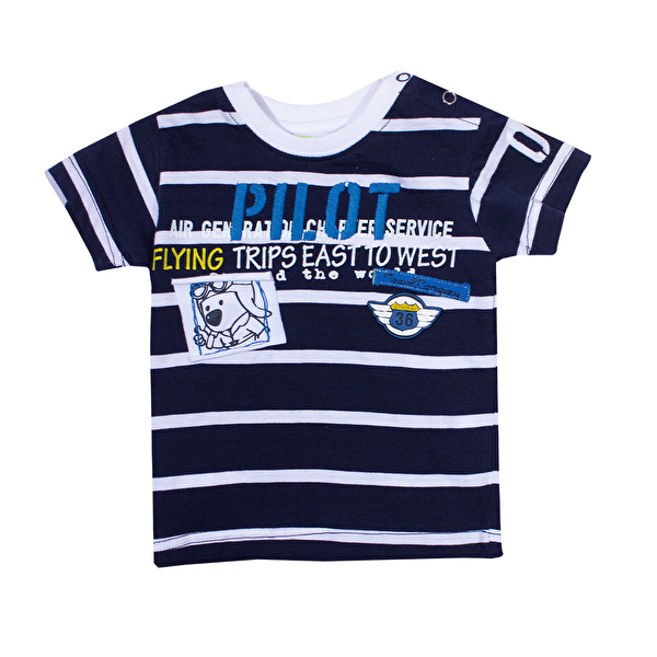Комплект: Футболка та комбінезон Losan Mc baby boys (017804803/32) Темно-синій