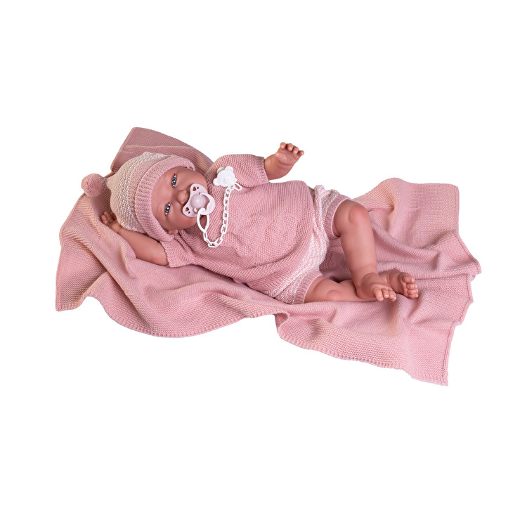 Пупс Mi primer Reborn Daniela con toquilla 52 см ANTONIO JUAN (81055)