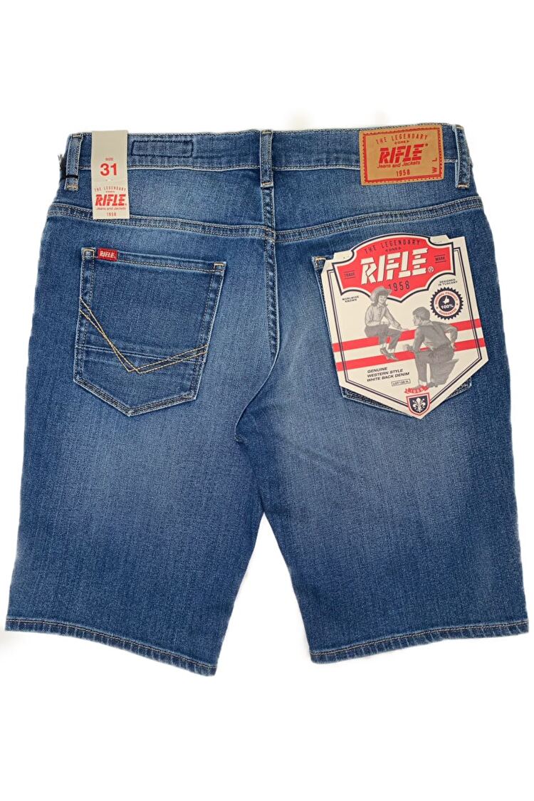 Шорти джинсові Rifle M-Bermuda Slim Fit (53040SA0B7041) Блакитний