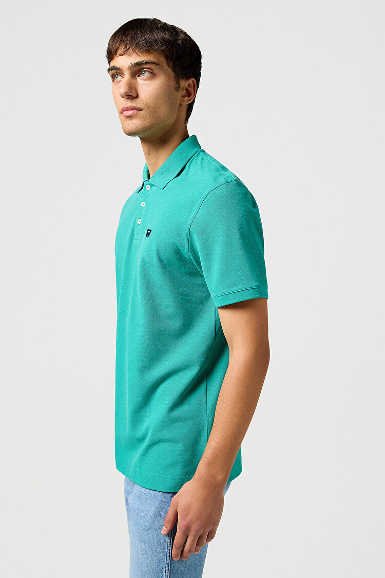 Поло Wrangler Polo shirt (112362390) Зеленый