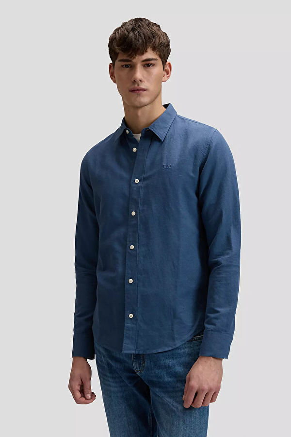Рубашка LEE LEE SHIRT Regular Fit (112376544) Голубой
