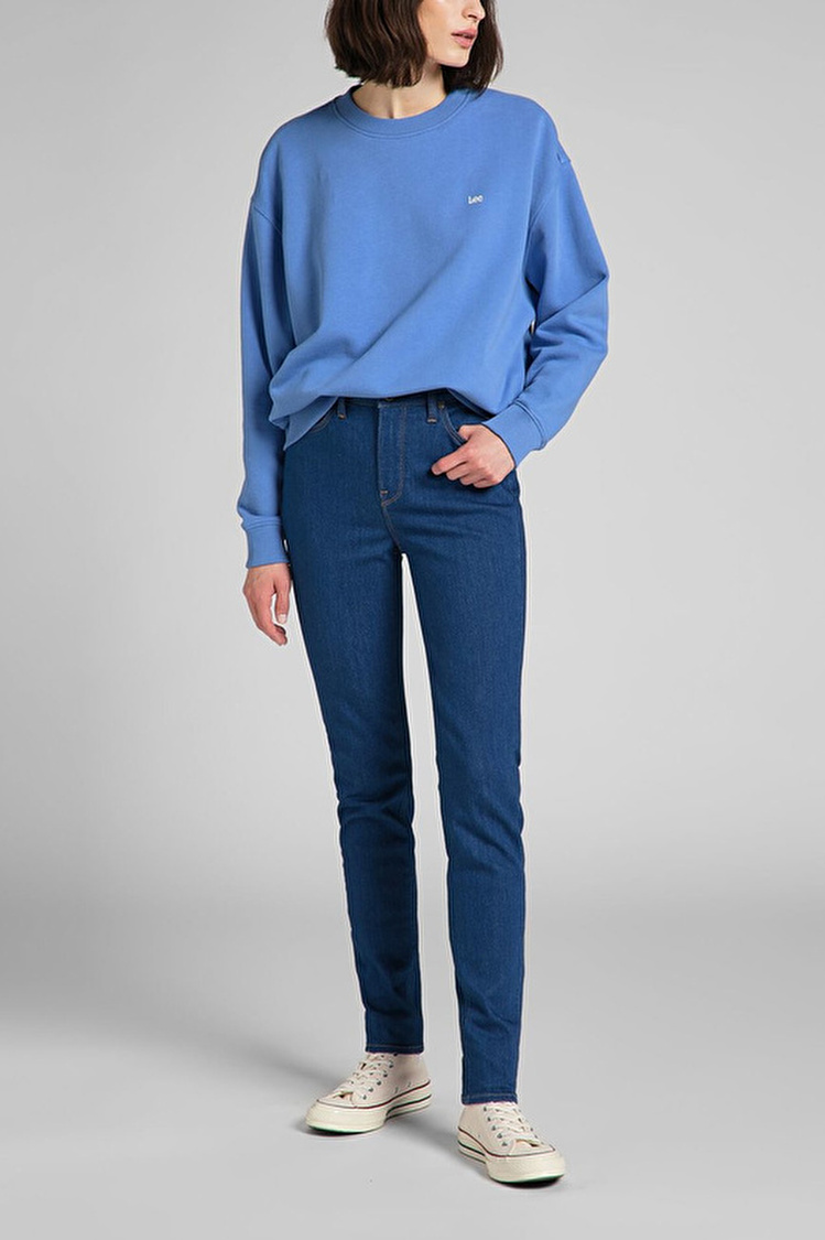 Свитшот LEE Crew Neck Sweatshirt Relaxed Fit (L53LRYSV) Голубой