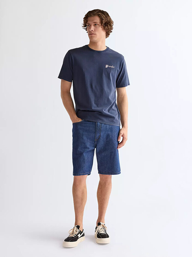 Футболка Wrangler Graphic Tee Relaxed Fit (112377995) Синій