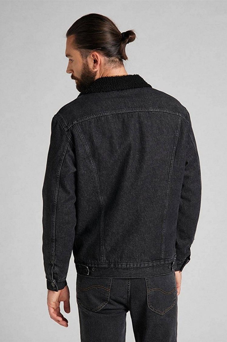 Шерпа LEE Sherpa Jacket Regular Fit (L87AFFKO) Черный
