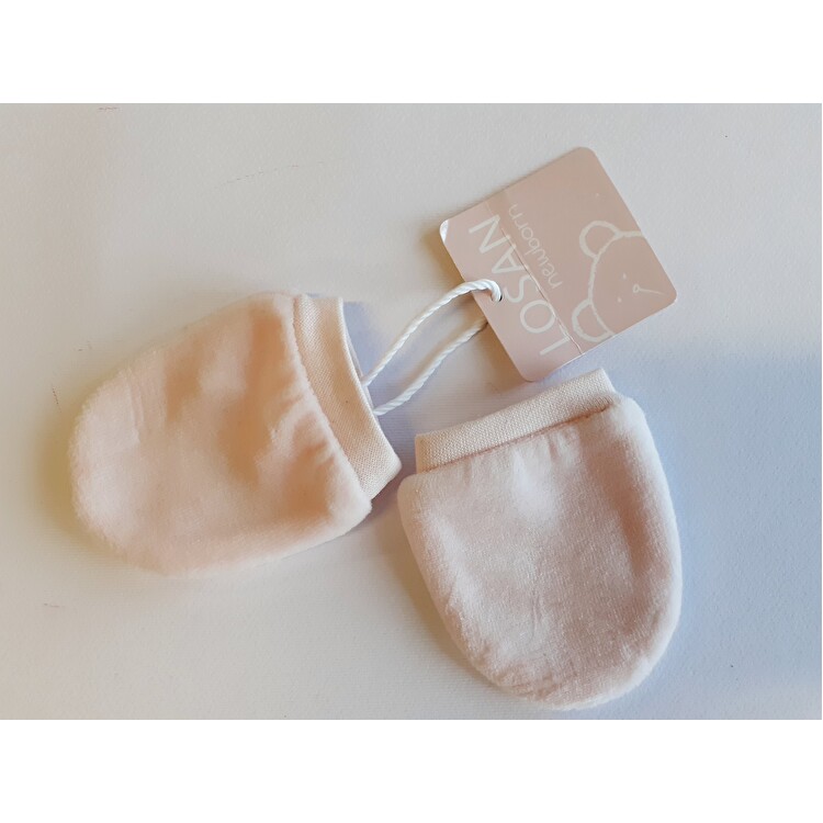 Набір: Слюнявчик, шапочка, царапки Losan Losan New Born (22W-A201AD/718) Рожевий