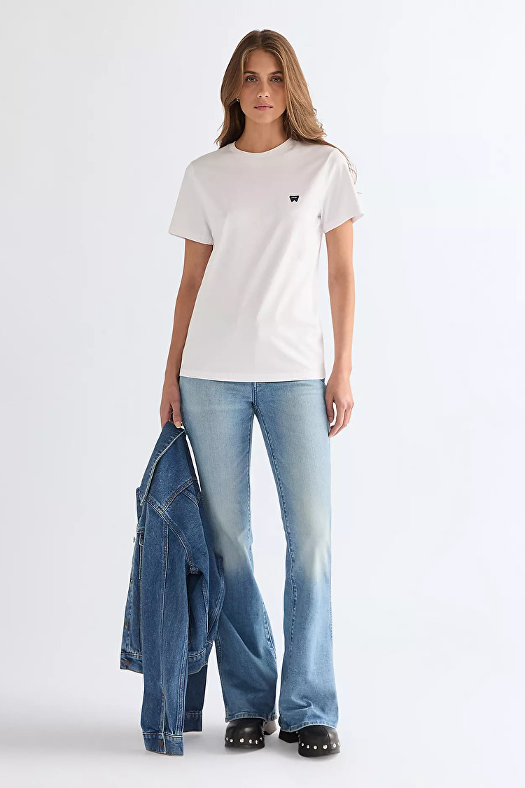 Футболка Wrangler Sign Off Tee Slim Fit (112373024) Білий