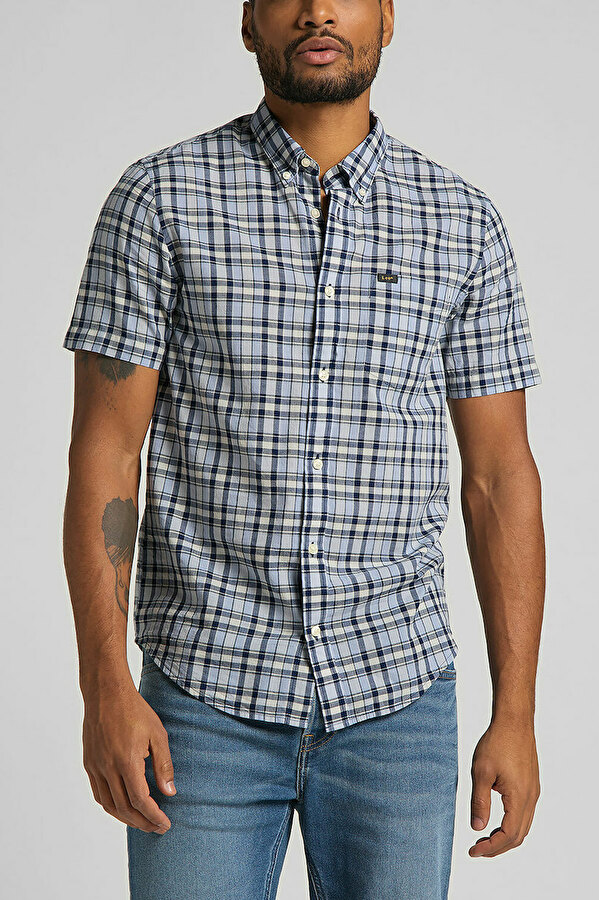 Рубашка LEE LEE BUTTON DOWN SS Regular Fit (L886KZLR) Голубой