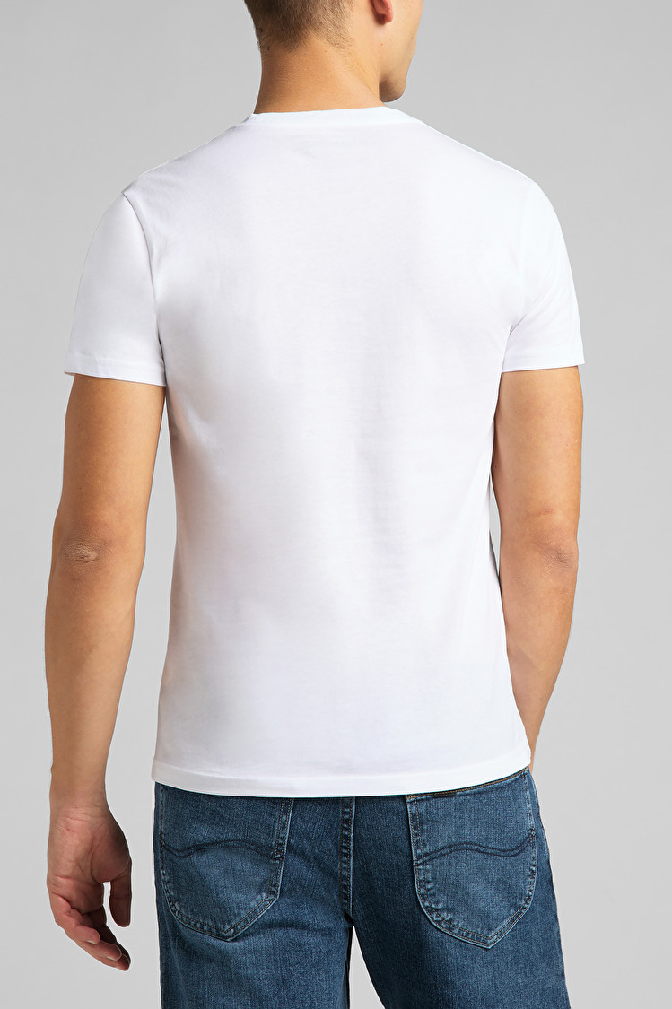 Набір футболок твін-пак LEE Twin pack Crew Fitted Fit (L680CM12) Білий