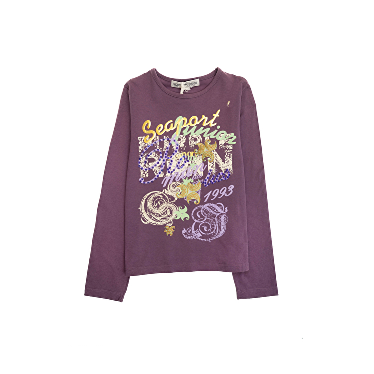 Футболка с длинным рукавом SEAPORT 1993 (9121) Фиолетовый