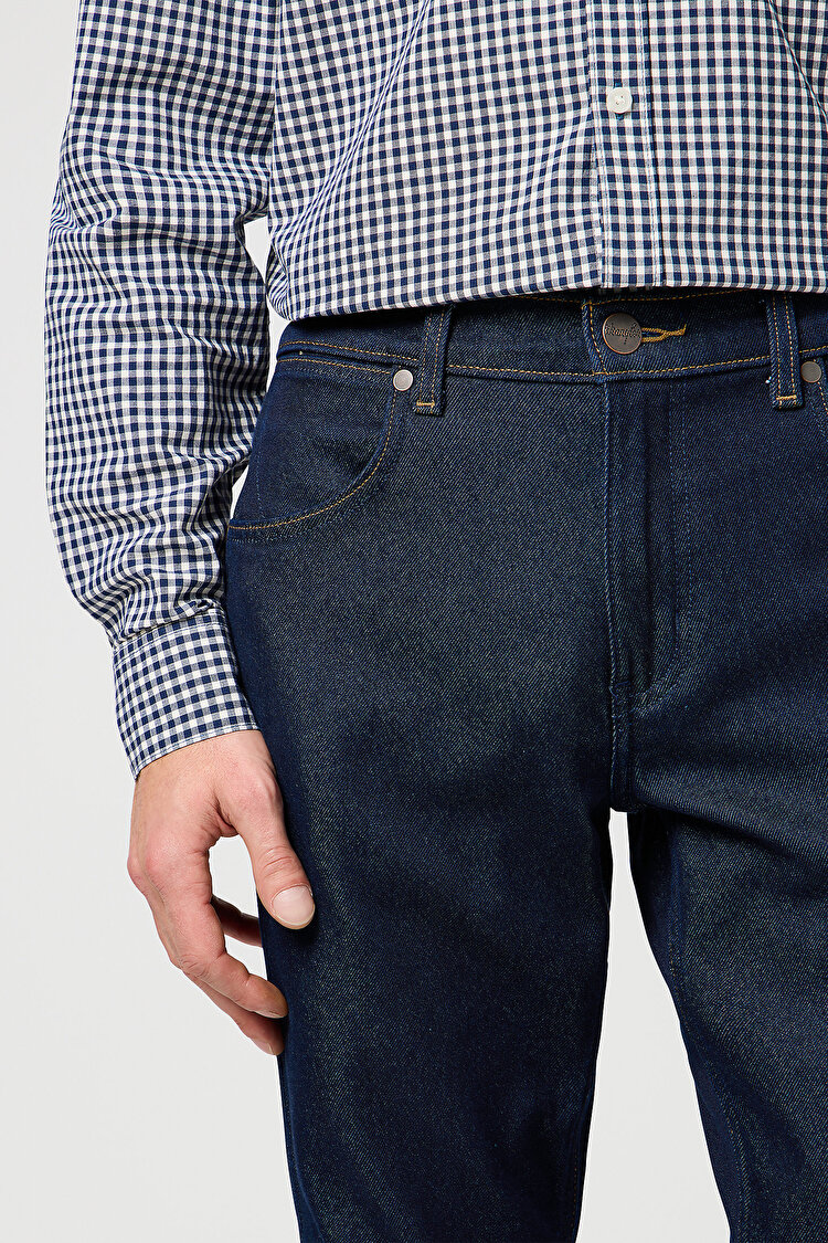 Джинси Wrangler Greensboro Regular Fit (112362557) Темно-синій
