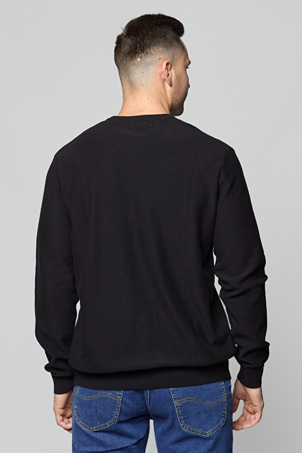Джемпер LEE Basic Crew Knit Regular Fit (L83IKH01) Черный