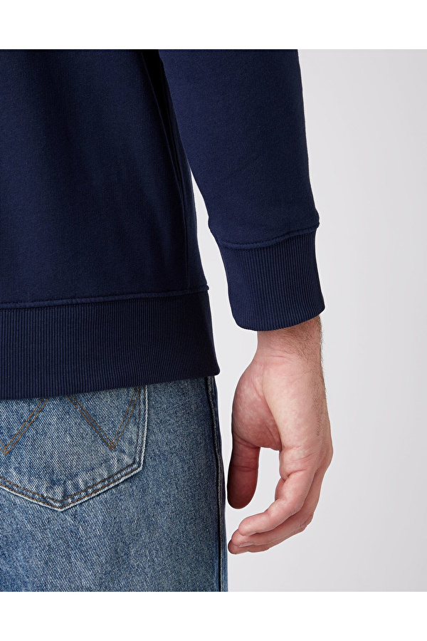 Толстовка Wrangler Sign Off Zipthru Regular Fit (W6B4HA114) Синий