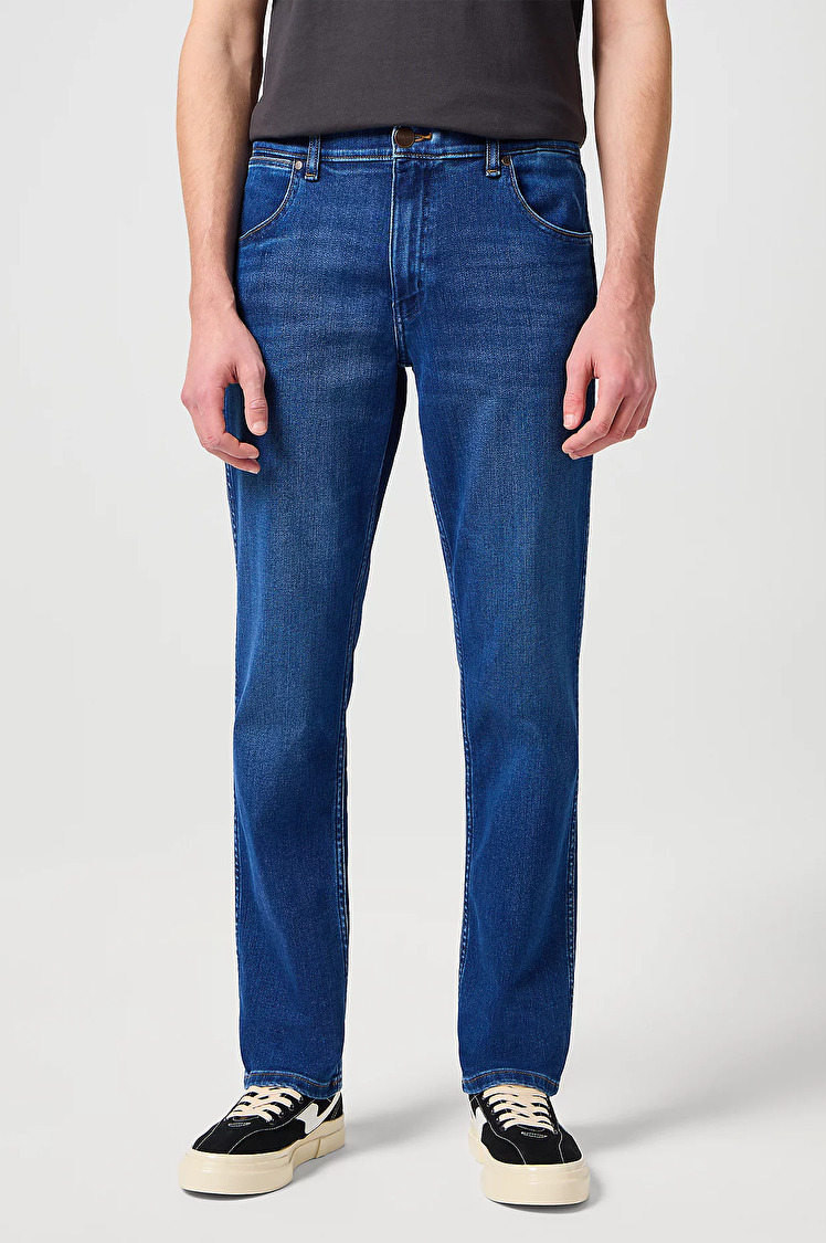 Джинси Wrangler Greensboro Regular Fit (112341419) Синій