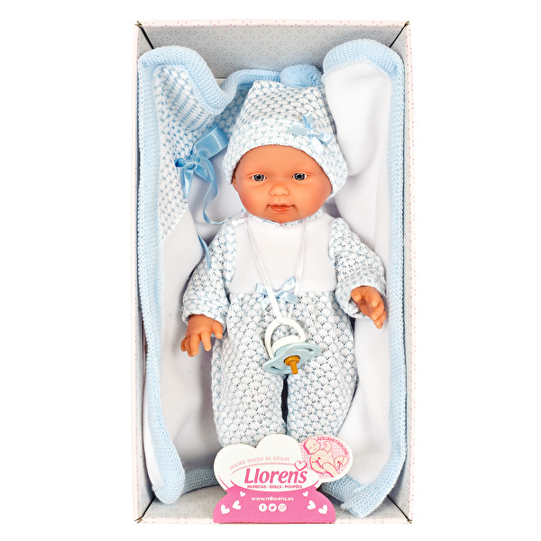 Пупс Bebito con mantina Azul 26 см LLORENS (26309)