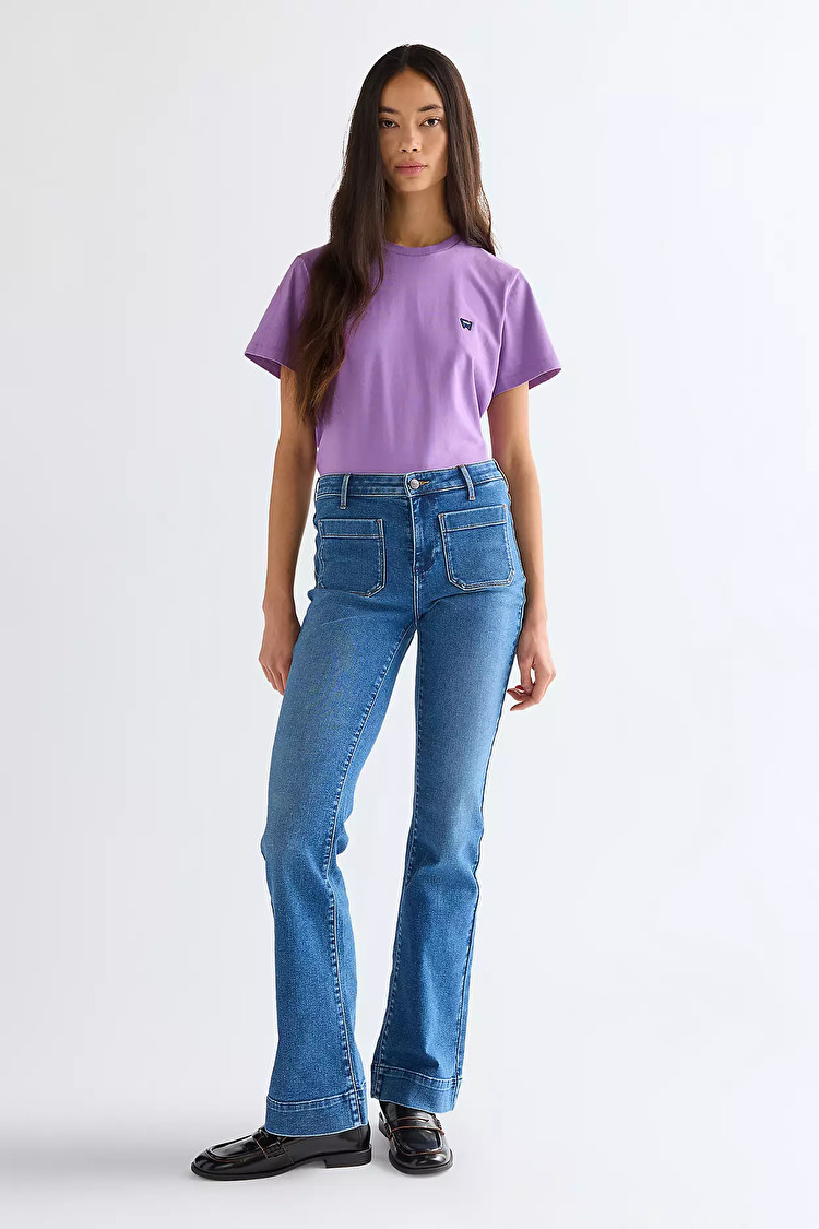 Джинси Wrangler FLARE Flare (112332419) Синій