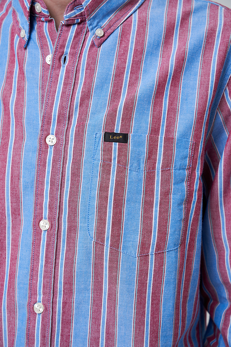 Рубашка LEE Button Down Shirt Regular Fit (L880NELA) Голубой