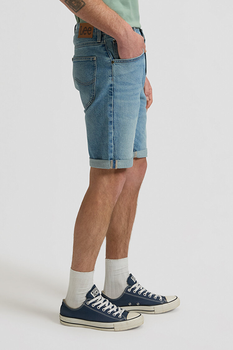 Шорти LEE 5 Pocket Short Regular Fit (112376920) Блакитний