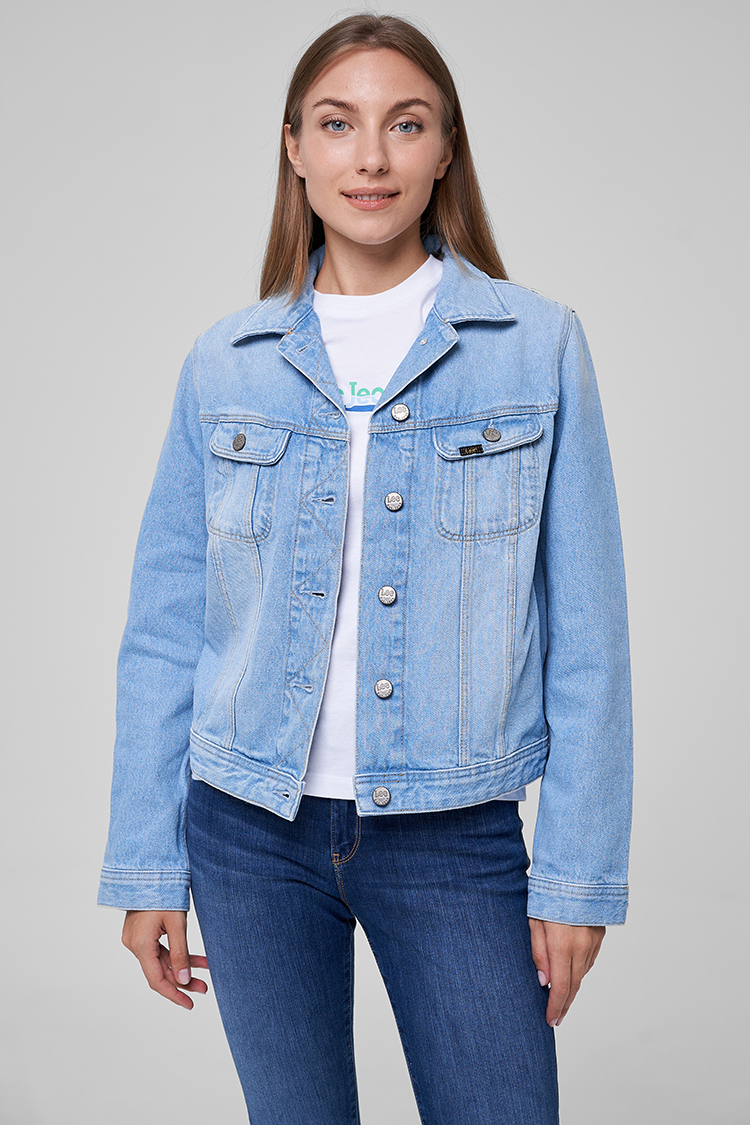 Куртка джинсова LEE Rider Jacket Regular Fit (L54MGABV) Блакитний