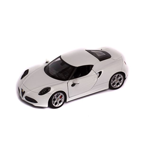 Модель автомобиля: Alfa 4 C Alfa Romeo 1:24 Welly (24048W/WHITE)