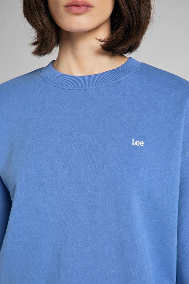 Свитшот LEE Crew Neck Sweatshirt Relaxed Fit (L53LRYSV) Голубой