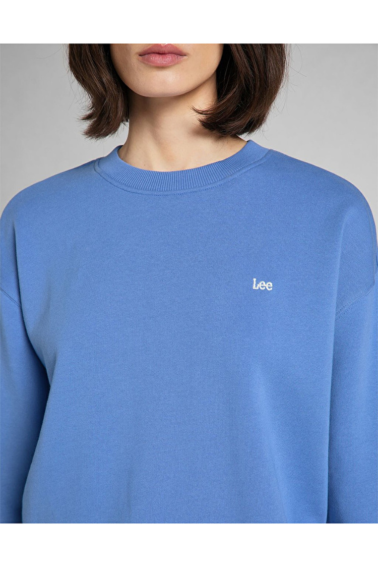 Свитшот LEE Crew Neck Sweatshirt Relaxed Fit (L53LRYSV) Голубой