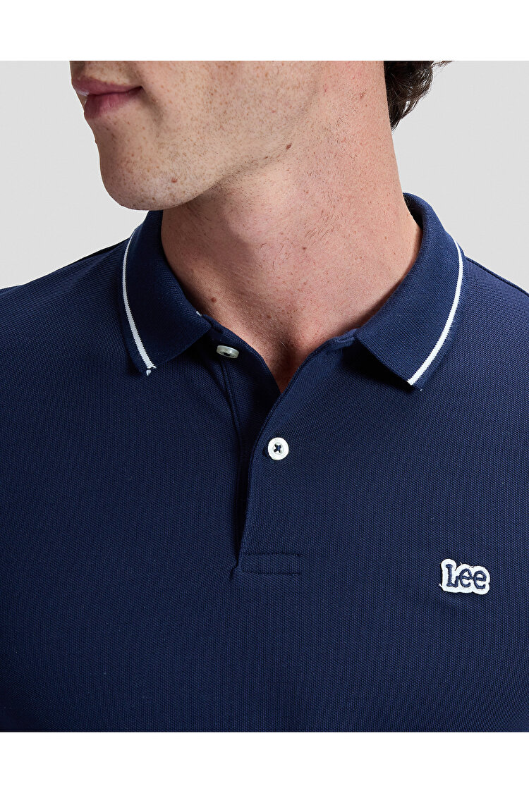 Поло LEE Pique Polo Regular Fit (112113693-L61ARL35) Темно-синий