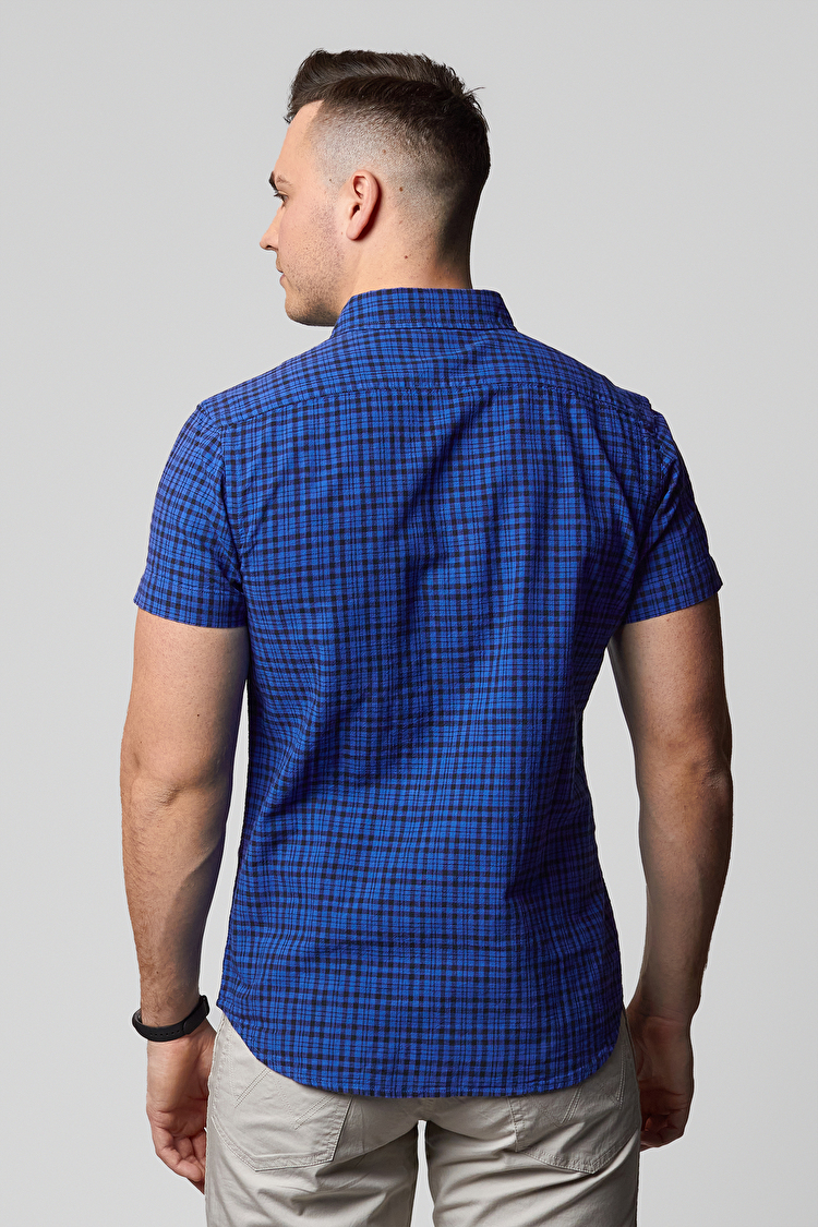 Сорочка Wrangler 1 Pocket Shirt Slim Fit (W5881OP86) Блакитний