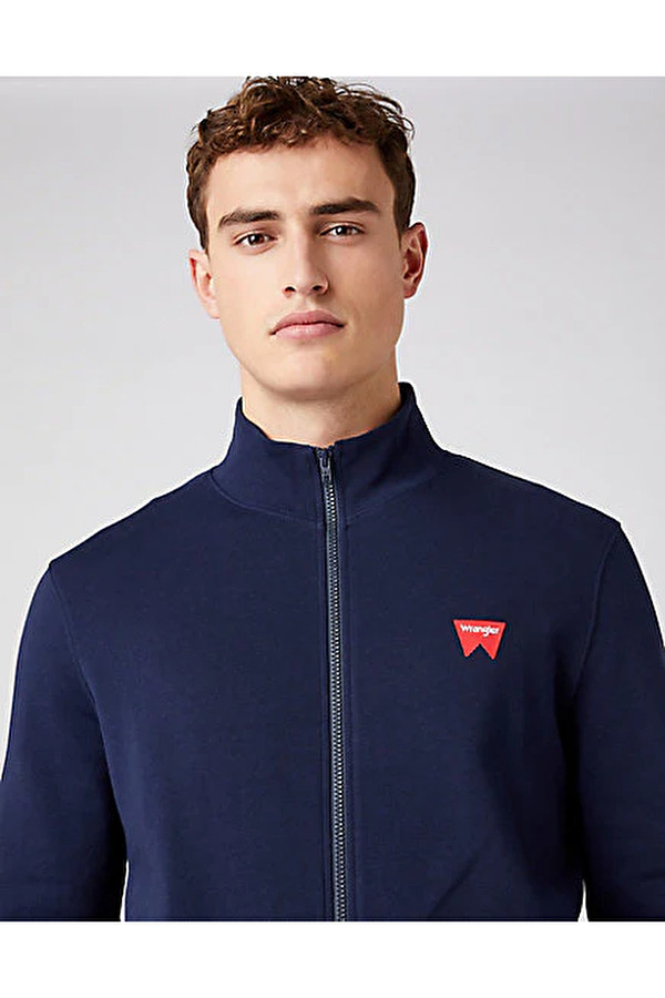 Толстовка Wrangler Sign Off Zipthru Regular Fit (W6B4HA114) Синій
