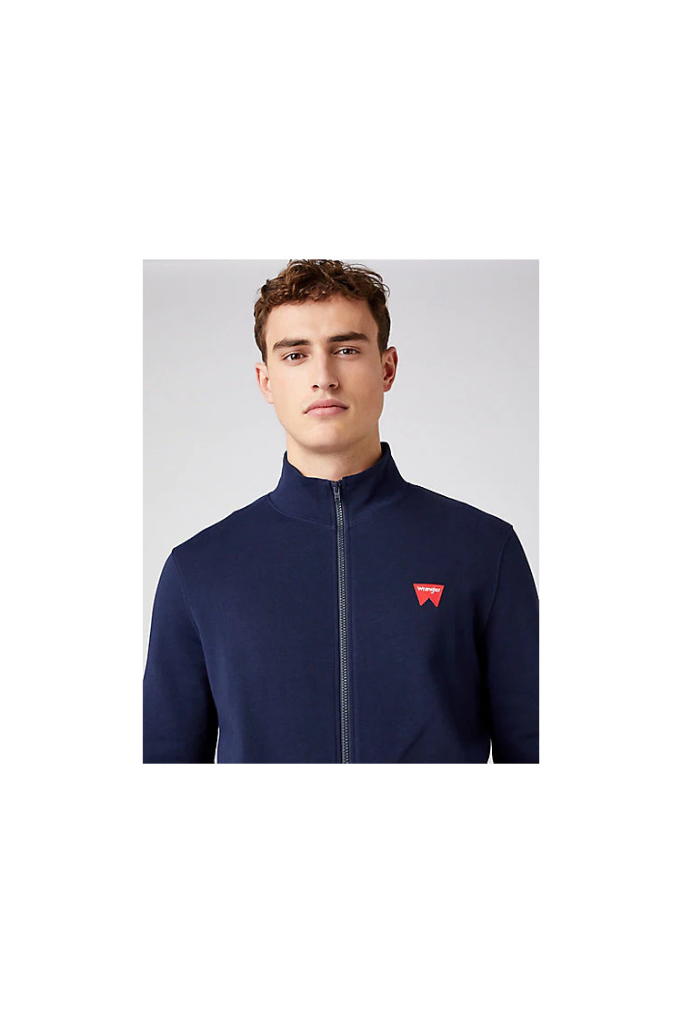 Толстовка Wrangler Sign Off Zipthru Regular Fit (W6B4HA114) Синій
