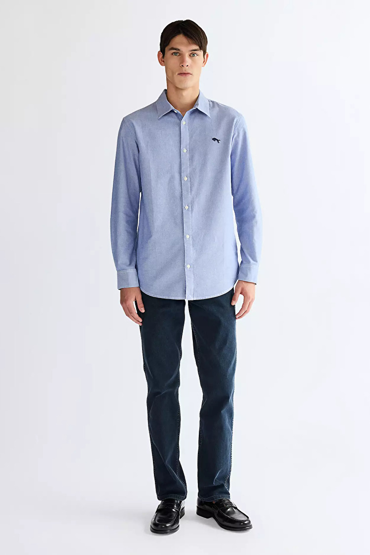 Рубашка Wrangler LS SHIRT Regular Fit (112350481) Голубой