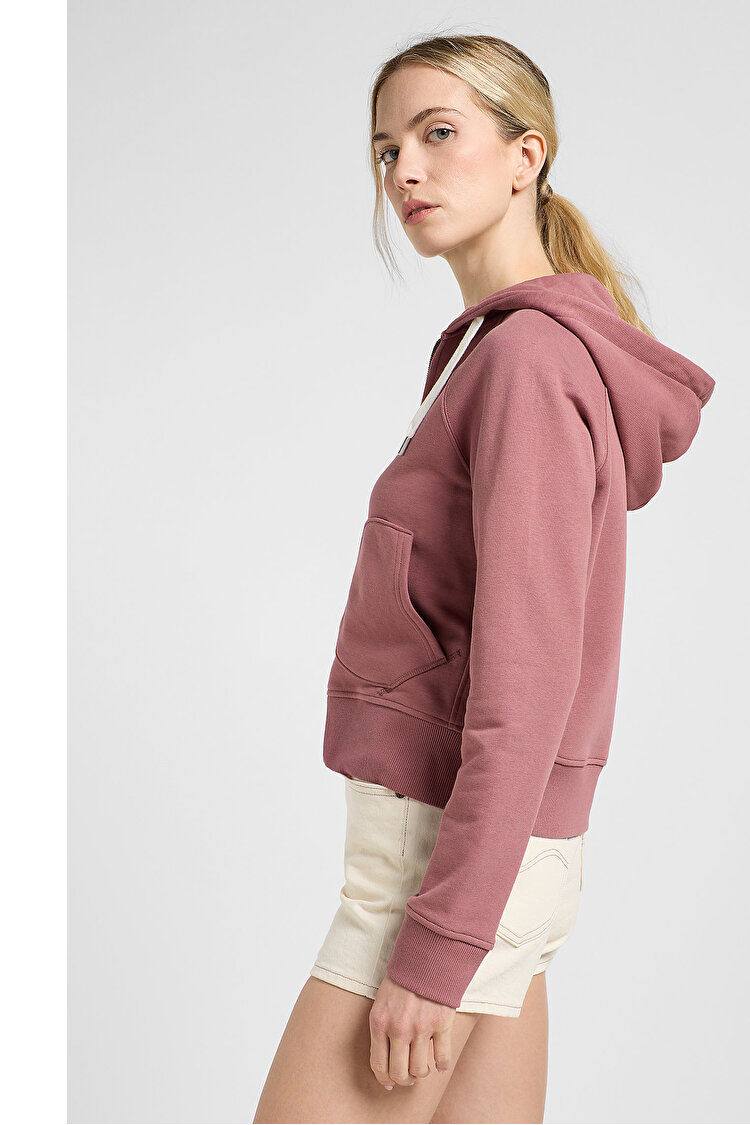 Худі LEE Zip Through Hoodie (112363840) Коричневий