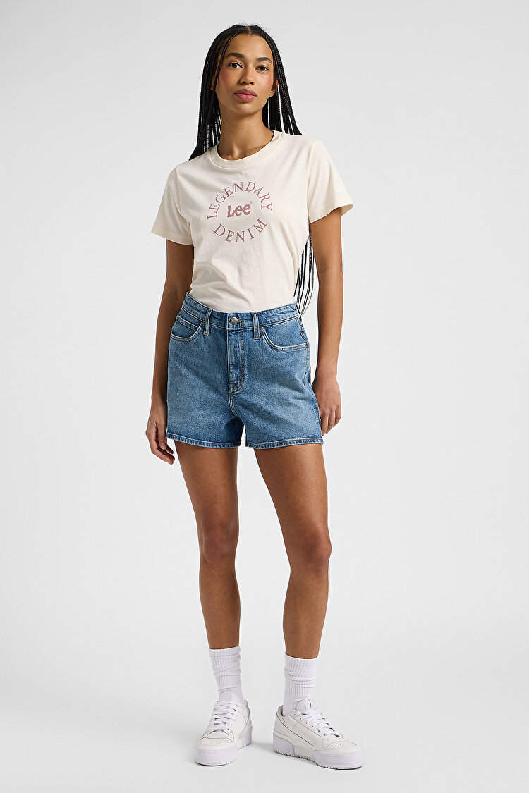 Шорты LEE Carol Short Blue Wire (112363526) Голубой