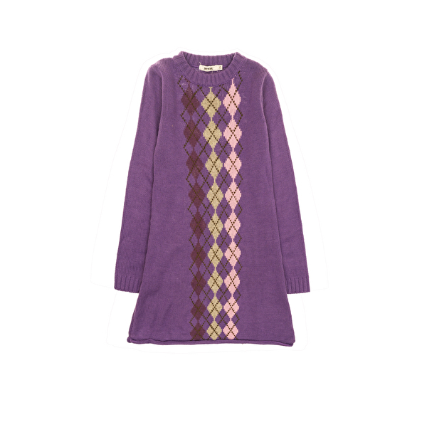 Платье Losan Creem girls (024-8002AB/124_p) Темно-фиолетовый