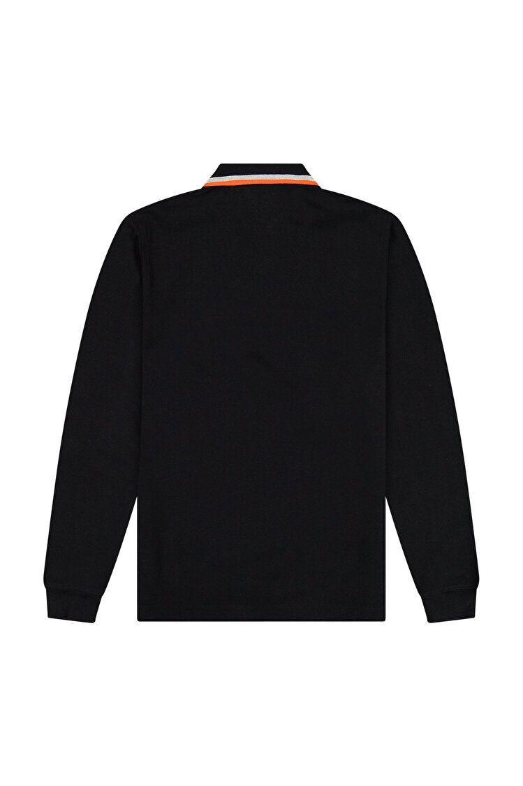 Поло Wrangler LS POLO SHIRT Regular Fit (112371505) Черный