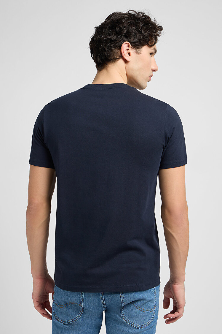Футболка LEE WOBBLY LOGO TEE Regular Fit (112116126) Темно-синий