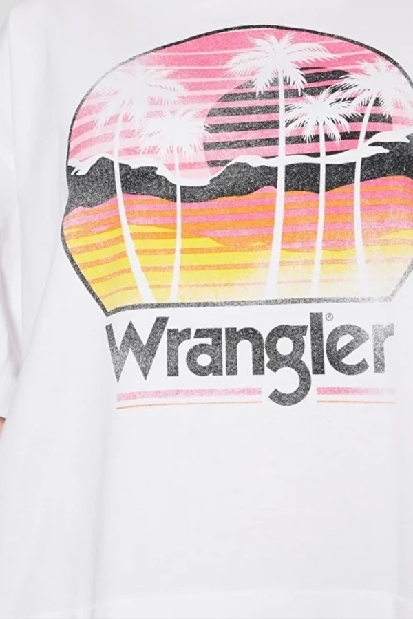 Футболка Wrangler BOXY TEE Oversized Fit (W7S2GF989) Белый