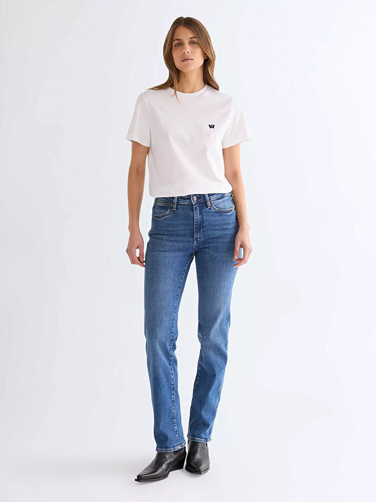 Джинсы Wrangler STRAIGHT Straight Fit (112371166) Голубой