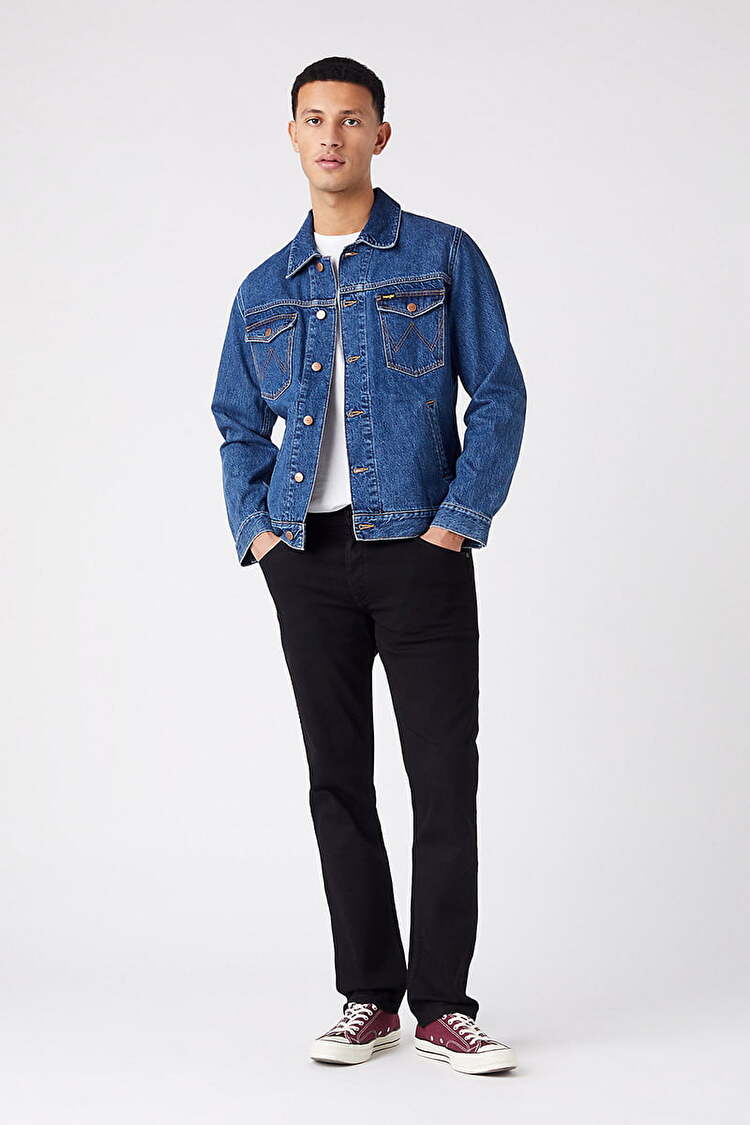 Джинси Wrangler Greensboro Regular Fit (W15QHP19A) Чорний