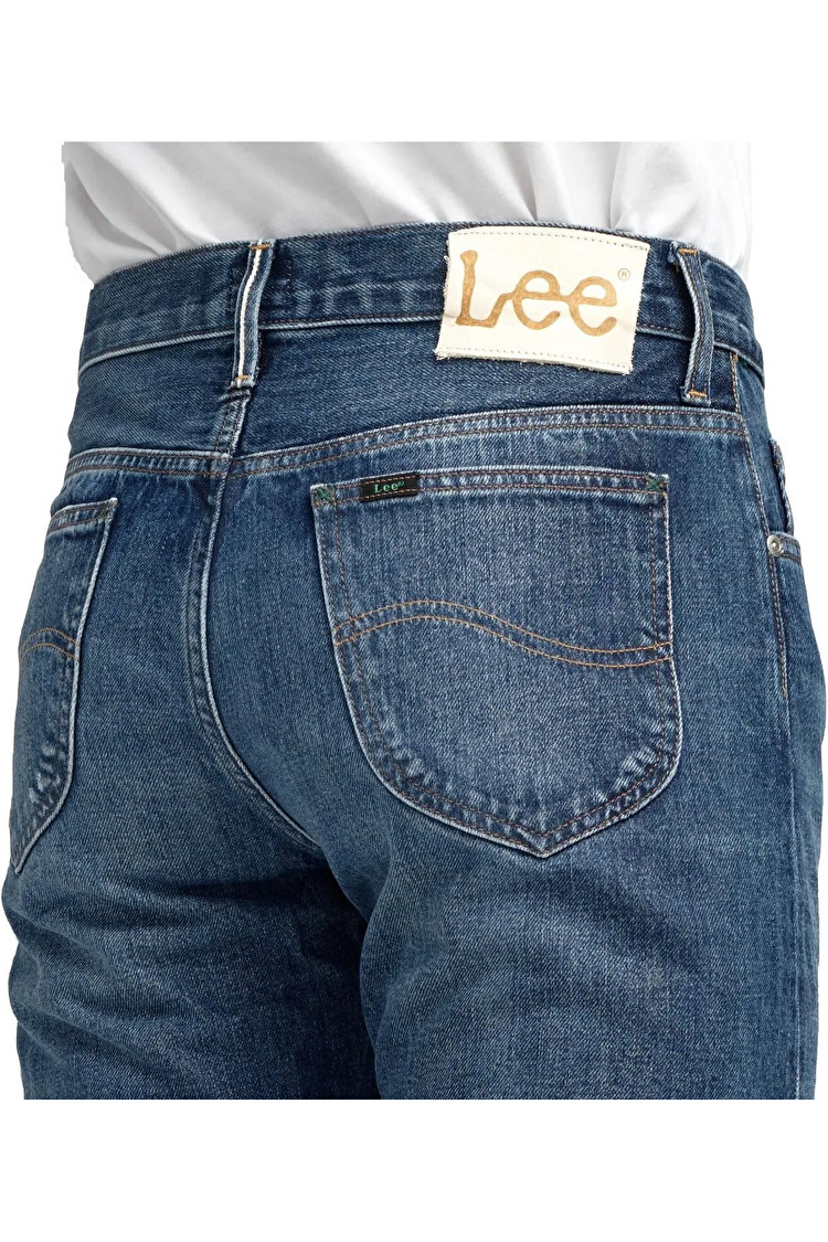 Джинси LEE Rider Premium Selvedge Slim Fit (L701FBHK) Темно-синій