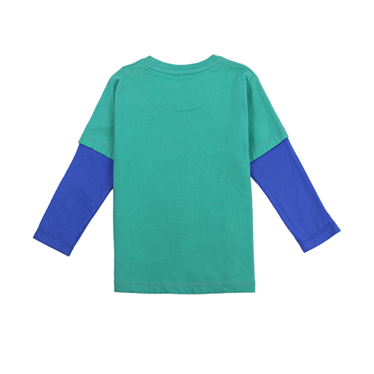 Футболка з довгим рукавом Losan Kids boys (315-1021AC/135) Світло-зелений